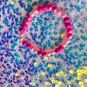 Pink Handmade Bracelet for Kids